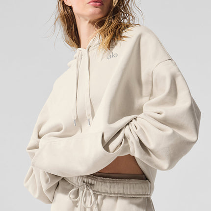 alo Women's Accolade Hoodie - Bone