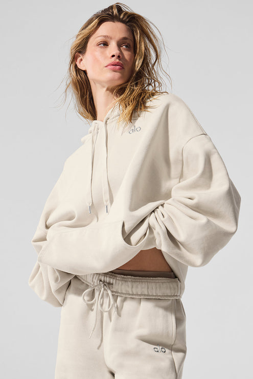 alo Women's Accolade Hoodie - Bone