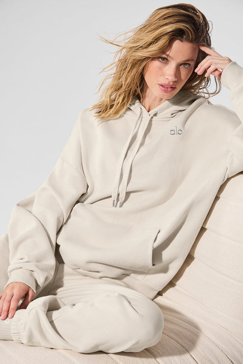 alo Women's Accolade Hoodie - Bone