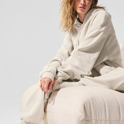 alo Women's Accolade Hoodie - Bone