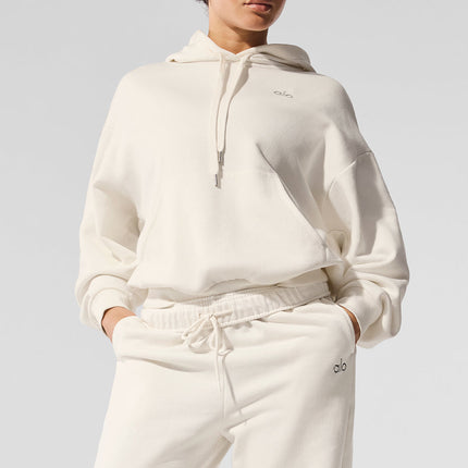 alo Women's Accolade Hoodie - Ivory