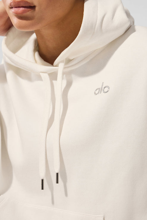 alo Women's Accolade Hoodie - Ivory