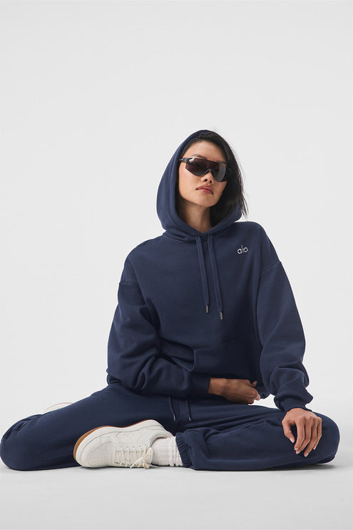 alo Women's Accolade Hoodie - Navy