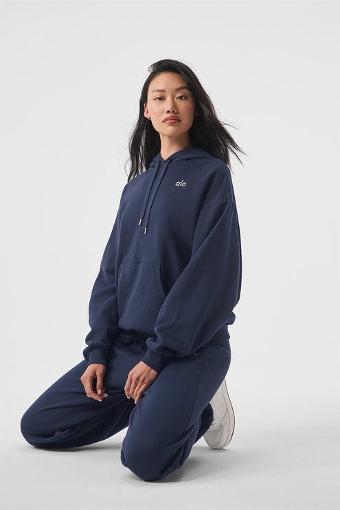 alo Women's Accolade Hoodie - Navy
