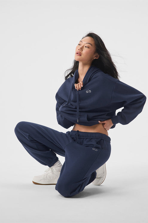 alo Women's Accolade Hoodie - Navy