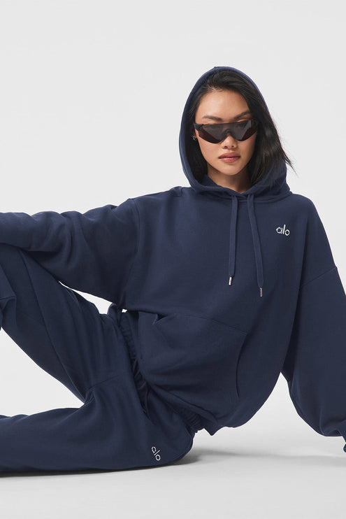 alo Women's Accolade Hoodie - Navy