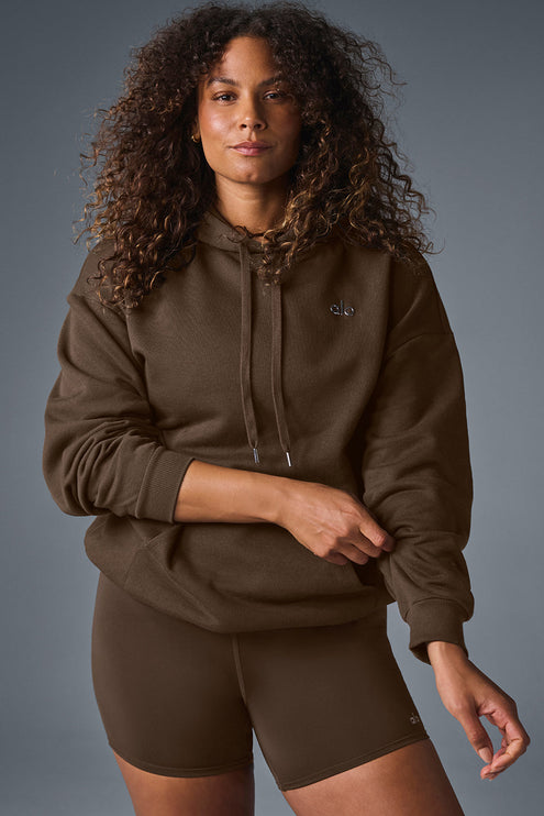alo Women's Accolade Hoodie - Espresso
