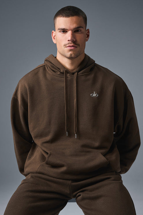 alo Men's Accolade Hoodie - Espresso