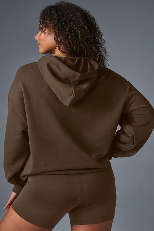 alo Women's Accolade Hoodie - Espresso