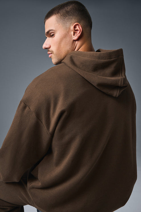alo Men's Accolade Hoodie - Espresso