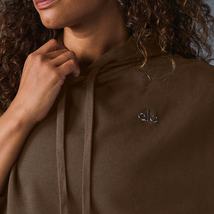 alo Women's Accolade Hoodie - Espresso