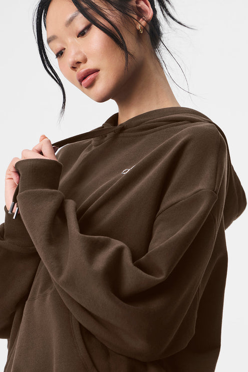 alo Women's Accolade Hoodie - Espresso