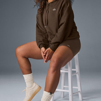 alo Women's Accolade Hoodie - Espresso
