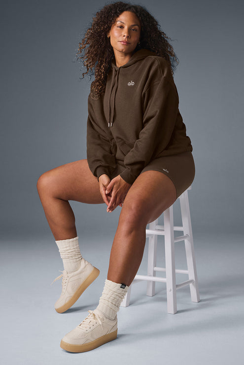 alo Women's Accolade Hoodie - Espresso