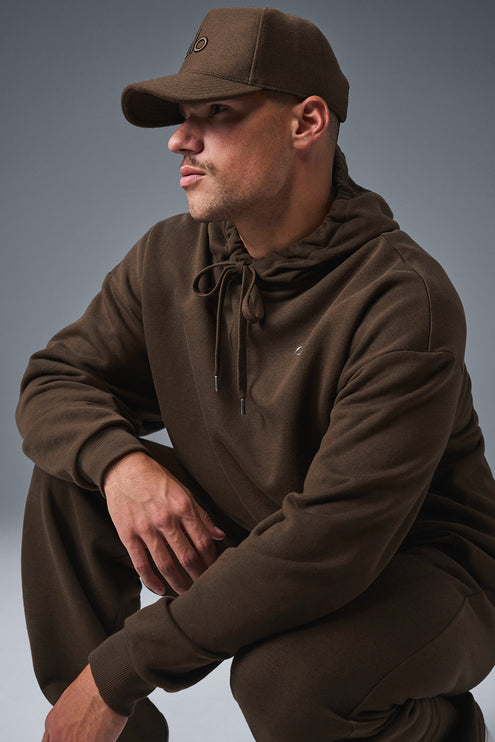alo Men's Accolade Hoodie - Espresso