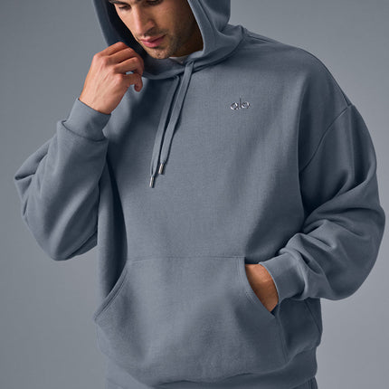alo Men's Accolade Hoodie - Steel Grey