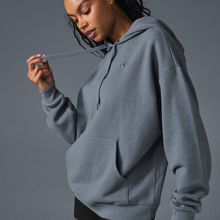 alo Women's Accolade Hoodie - Steel Grey