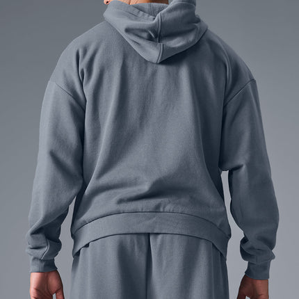 alo Men's Accolade Hoodie - Steel Grey