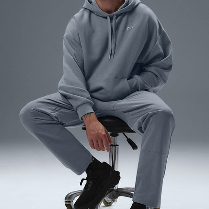 alo Men's Accolade Hoodie - Steel Grey