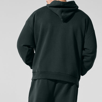 alo Men's Accolade Hoodie - Charcoal Green