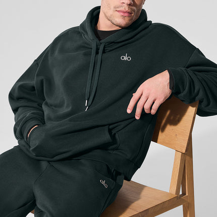 alo Men's Accolade Hoodie - Charcoal Green