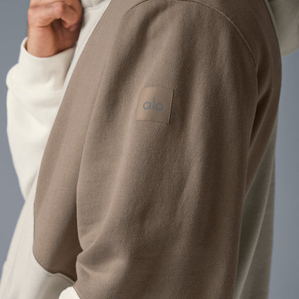 alo Men's Make Waves Hoodie - Ivory/Bone/Gravel