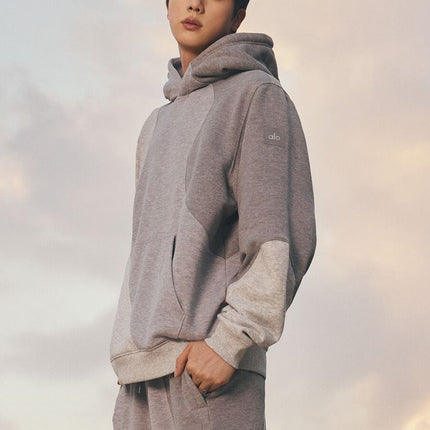 alo Women's Make Waves Hoodie - Athletic Heather Grey Tonal