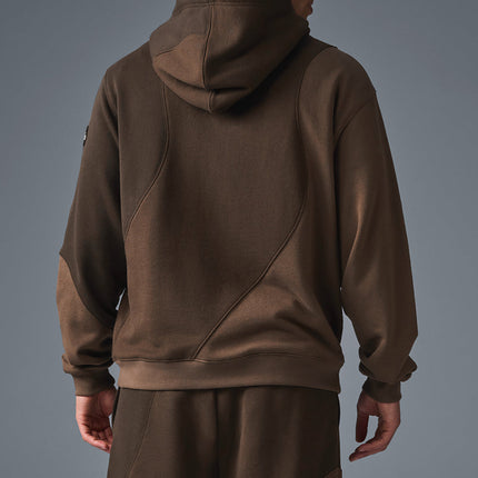 alo Men's Make Waves Hoodie - Espresso Tonal