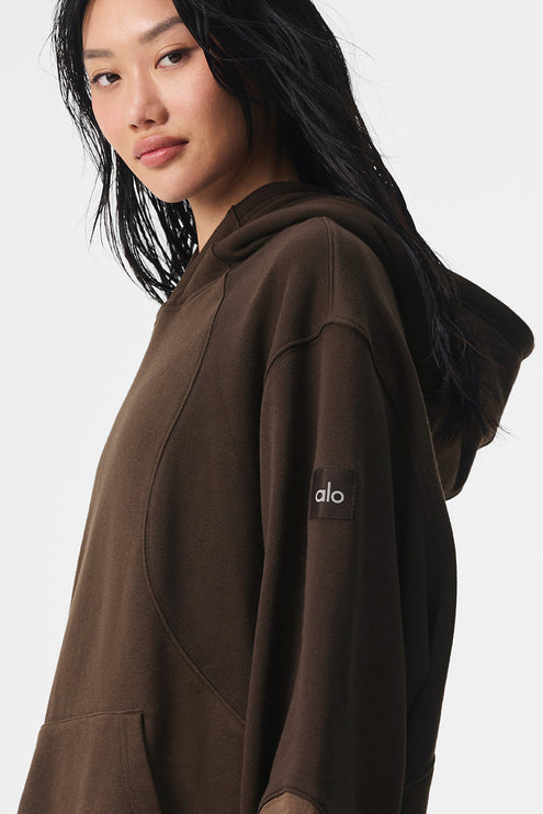 alo Women's Make Waves Hoodie - Espresso Tonal