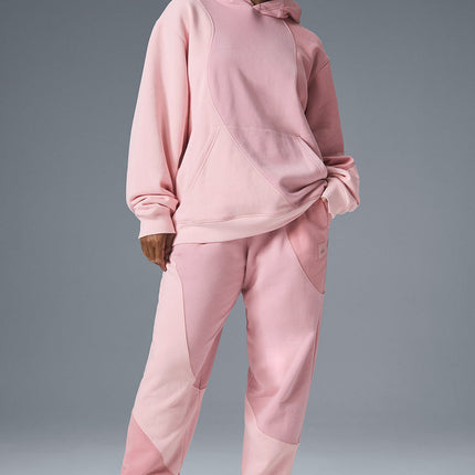 alo Women's Make Waves Hoodie - Sunset Pink Tonal