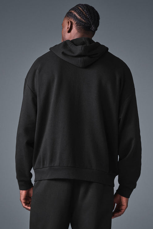 alo Men's Accolade Full Zip Hoodie - Black