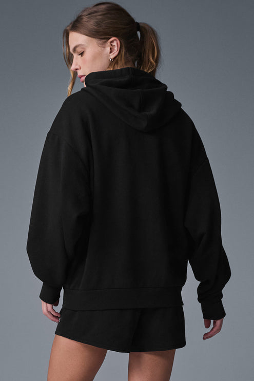 alo Women's Accolade Full Zip Hoodie - Black
