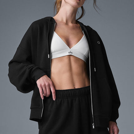 alo Women's Accolade Full Zip Hoodie - Black