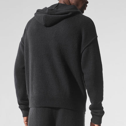alo Men's New Class Cashmere Hoodie - Black