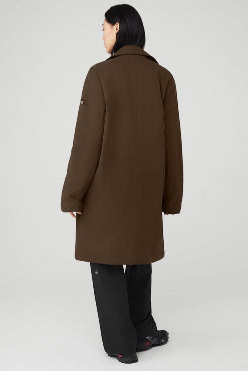 alo Women's Signature Overcoat - Espresso