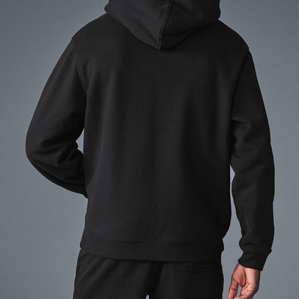 alo Men's Renown Heavy Weight Full Zip Hoodie - Black