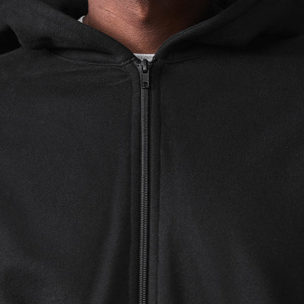 alo Men's Renown Heavy Weight Full Zip Hoodie - Black