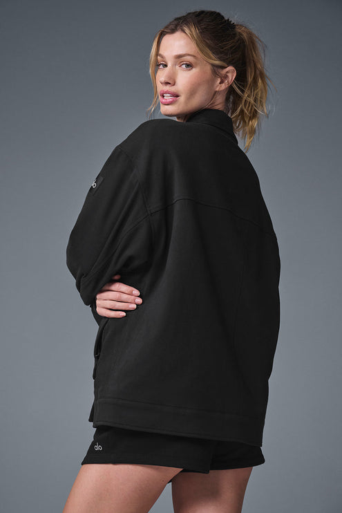 alo Women's Unisex One Up Jacket - Black