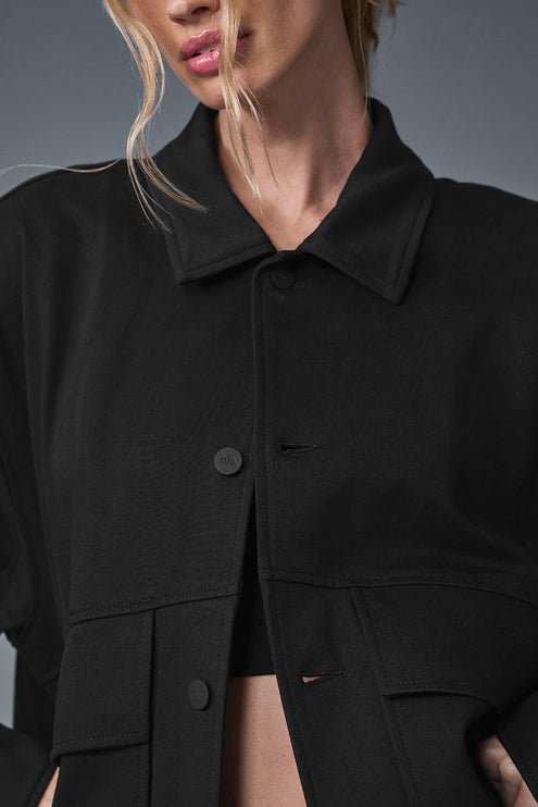 alo Women's Unisex One Up Jacket - Black