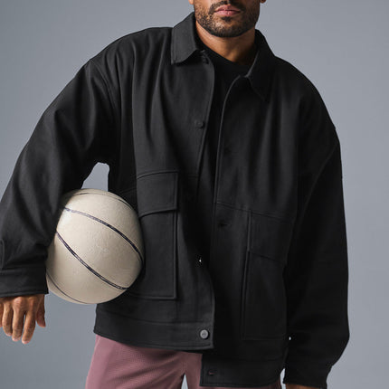 alo Men's Unisex One Up Jacket - Black