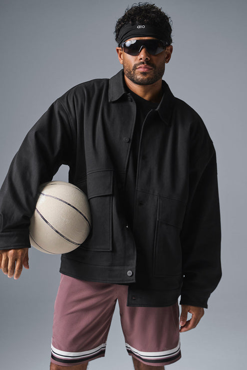 alo Men's Unisex One Up Jacket - Black