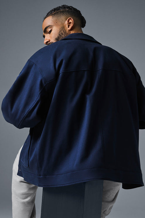 alo Men's Unisex One Up Jacket - Navy