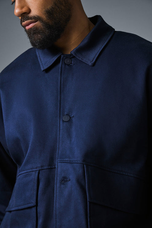 alo Men's Unisex One Up Jacket - Navy