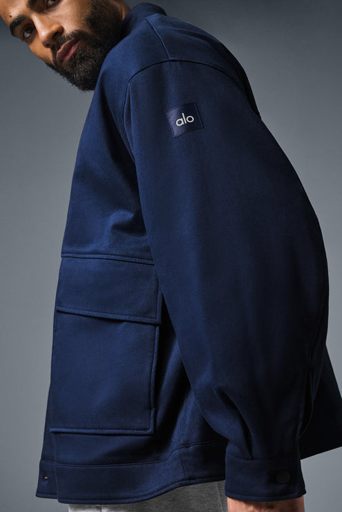 alo Men's Unisex One Up Jacket - Navy