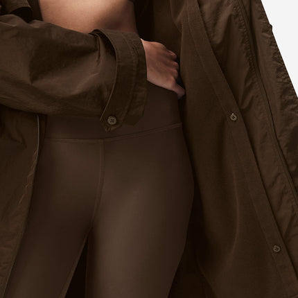 alo Women's Crinkle On The Move Trench - Espresso