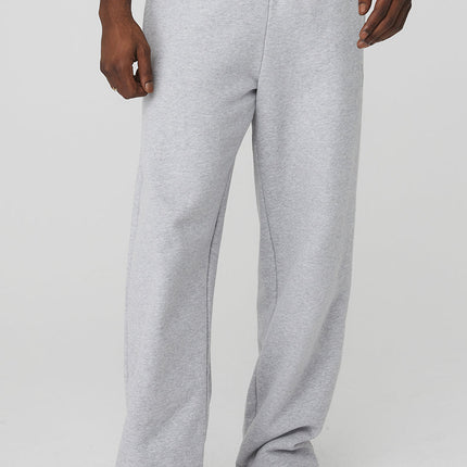 alo Men's Renown Heavy Weight Sweatpant - Athletic Heather Grey