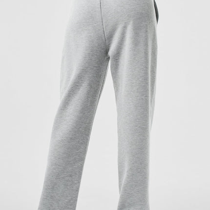 alo Women's Accolade Straight Leg Sweatpant - Athletic Heather Grey