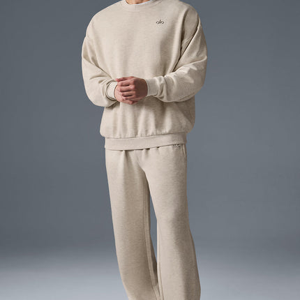 alo Men's Accolade Straight Leg Sweatpant - Oatmeal Heather
