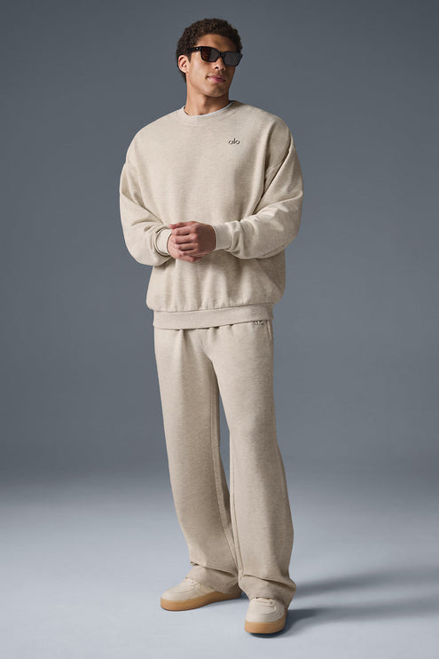 alo Men's Accolade Straight Leg Sweatpant - Oatmeal Heather