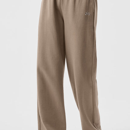 alo Women's Accolade Straight Leg Sweatpant - Gravel